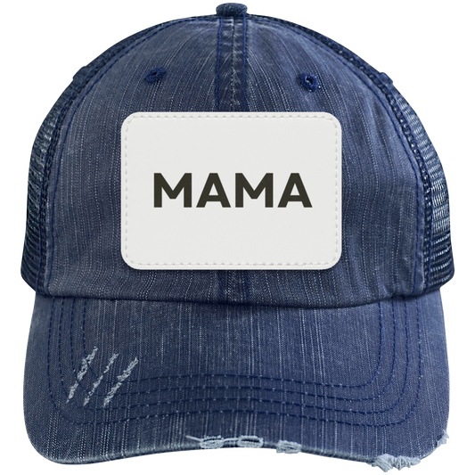 Ladies' Distressed "MAMA" Trucker Hat - Highly Desirable