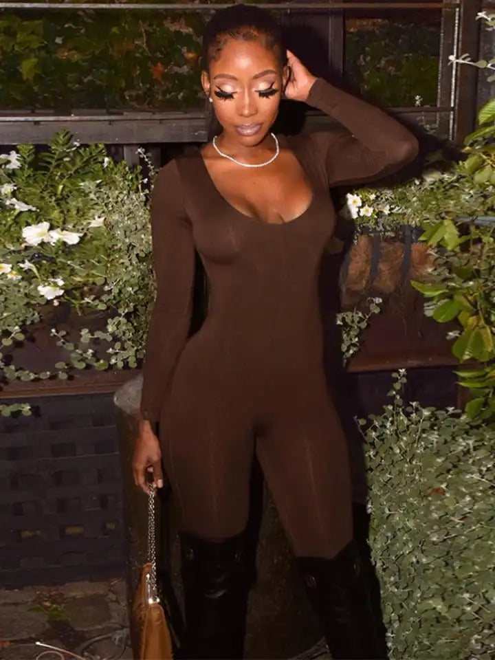 Nearly Naked™ Long-Sleeve One Piece Jumpsuit