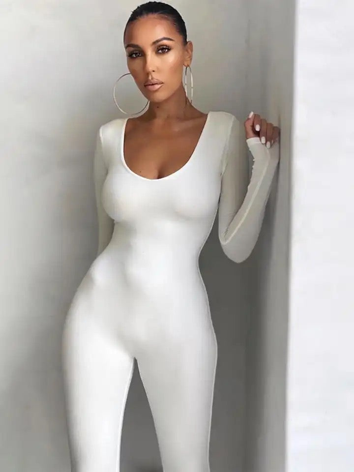 Nearly Naked™ Long-Sleeve One Piece Jumpsuit